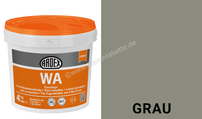 Ardex WA Epoxifuge 4 kg Eimer Grau 60412 | 394567