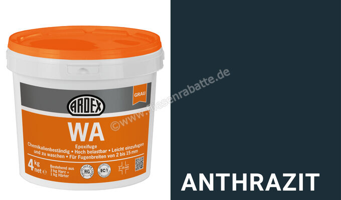 Ardex WA Epoxifuge 4 kg Eimer Anthrazit 60414 | 394573