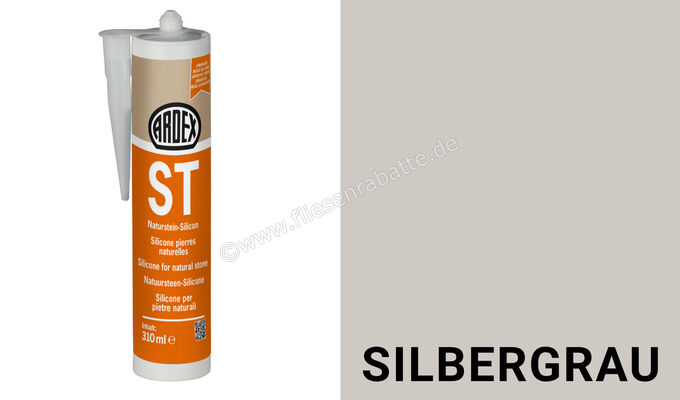 Ardex ST Naturstein-Silicon 310 ml Kartusche silbergrau 73114 | 394639