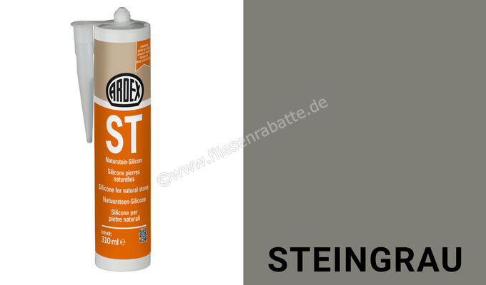 Ardex ST Naturstein-Silicon 310 ml Kartusche steingrau 73117 | 394648