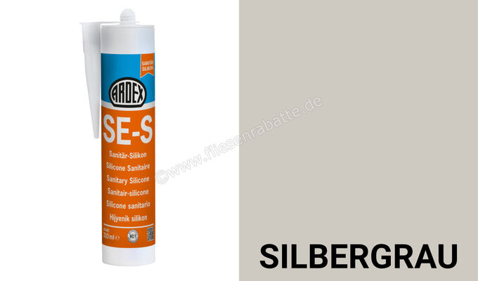 Ardex SE-S Sanitär-Silikon 310 ml Kartusche Silbergrau 41154 | 394723
