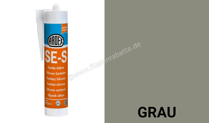 Ardex SE-S Sanitär-Silikon 310 ml Kartusche Grau 41155 | 394726