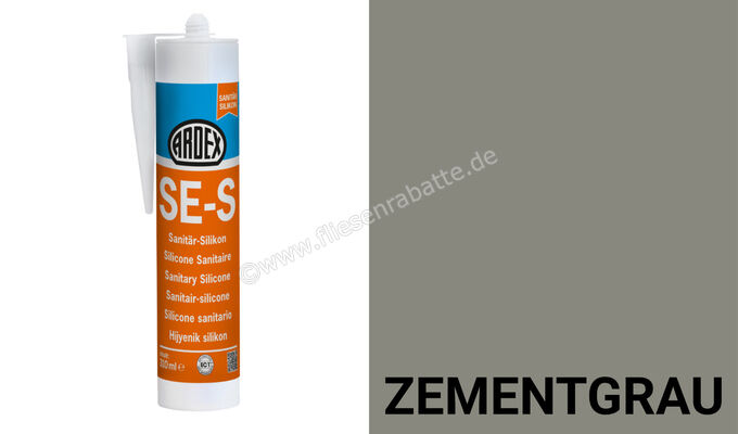 Ardex SE-S Sanitär-Silikon 310 ml Kartusche Zementgrau 41157 | 394729