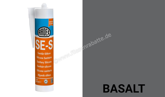 Ardex SE-S Sanitär-Silikon 310 ml Kartusche Basalt 41158 | 394732
