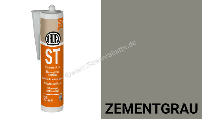 Ardex ST Naturstein-Silicon 310 ml Kartusche Zementgrau 44358 | 394744