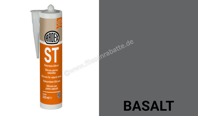 Ardex ST Naturstein-Silicon 310 ml Kartusche Basalt 44360 | 394747