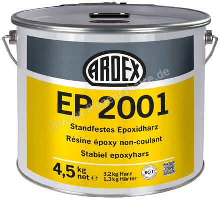 Ardex EP2001 Standfestes Epoxidharz Eimer mit Deckeleinheit 4,5 kg 40445 | 394870