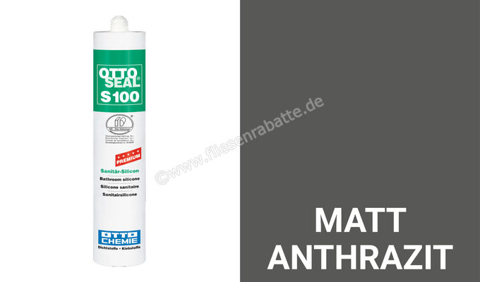 Otto-Chemie OTTOSEAL S 100 Silikon Matt Anthrazit S10003C8683 | 395065