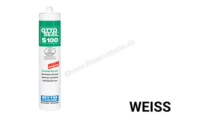 Otto-Chemie OTTOSEAL S 100 Silikon Weiß S10003C01 | 395083