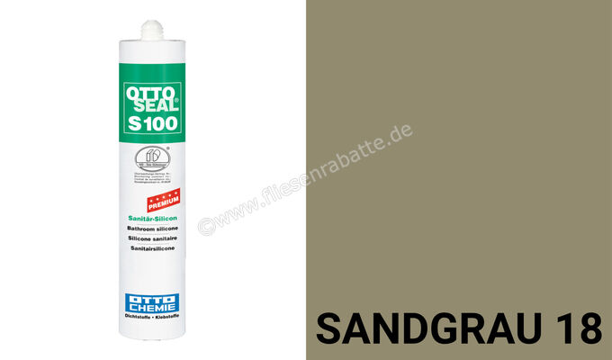 Otto-Chemie OTTOSEAL S 100 Silikon Sandgrau S10003C2044 | 395089