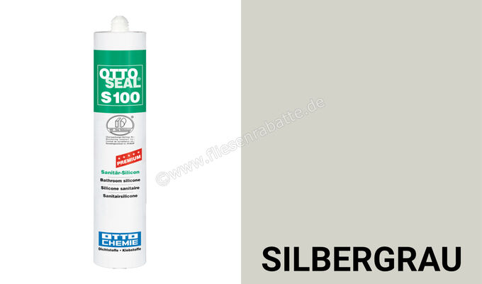 Otto-Chemie OTTOSEAL S 100 Silikon Silbergrau S10003C94 | 395113