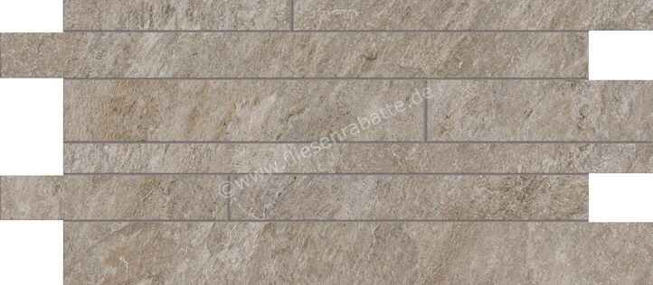 Monocibec Dicta Thebe 30x60 cm Mosaik Muretto Su Rete Matt Strukturiert Naturale 138082 | 395377