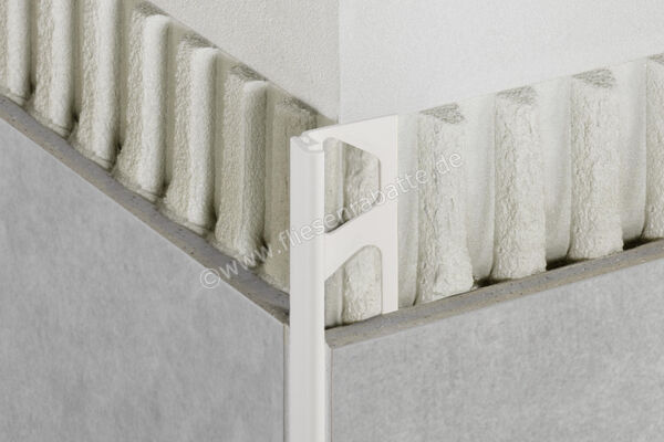  Schlüter Systems JOLLY-P Abschlussprofil PVC PG - Pastellgrau H&ouml;he: 8 mm L&auml;nge: 2,5 m PG80 | 396067