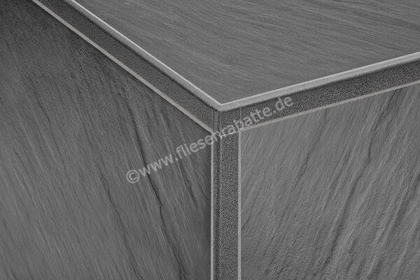  Schlüter Systems JOLLY-TSDA Abschlussprofil Radiusstanzung Aluminium TSDA - strukturbeschichtet dunkelanthrazit H&ouml;he: 12,5 mm L&auml;nge: 3 m R/J125TSDA/300 | 396553