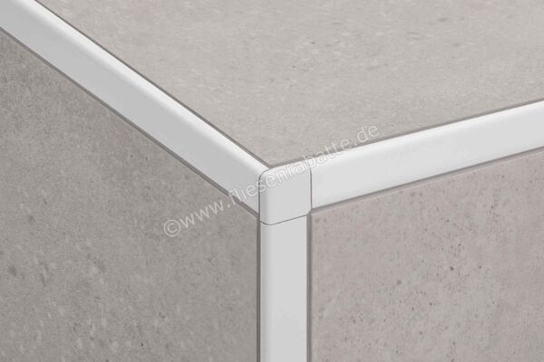  Schlüter Systems JOLLY-AC Außenecke 90° Aluminium MBW - Brilliantweiß matt Höhe: 11 mm EV/J110MBW | 399007