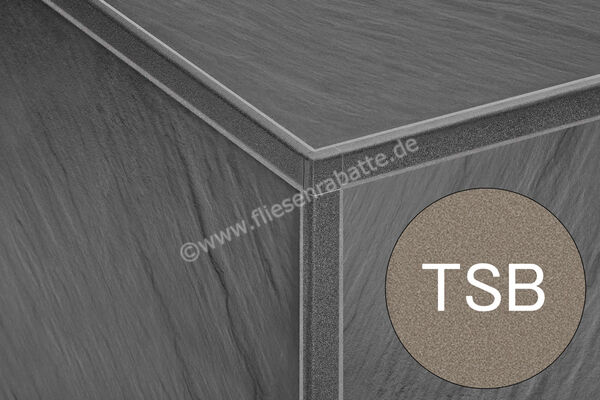 Schlüter Systems JOLLY-TSB Außenecke 90° Aluminium TSB - strukturbeschichtet beige Höhe: 12,5 mm EV/J125TSB | 399826