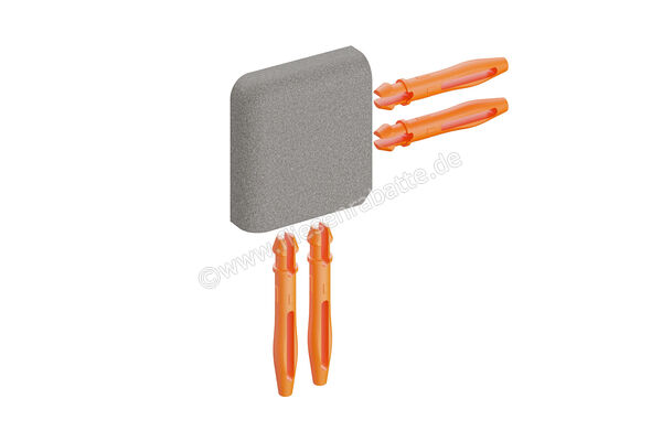 Schlüter Systems JOLLY-TSSG Außenecke 90° Aluminium TSSG - strukturbeschichtet steingrau Höhe: 21 mm EV/J210TSSG | 399886