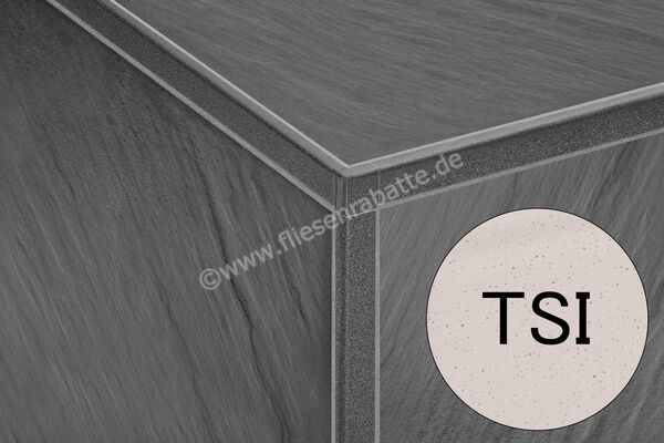 Schlüter Systems JOLLY-TSI Außenecke 90° Aluminium TSI - strukturbeschichtet elfenbein Höhe: 10 mm EV/J100TSI | 400033