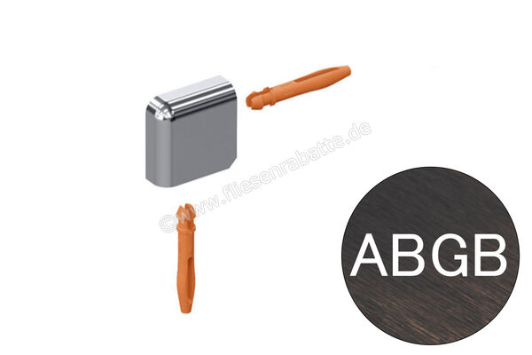  Schlüter Systems JOLLY-ABGB Außenecke 90° Aluminium ABGB - Aluminium antik bronze gebürstet eloxiert Höhe: 11 mm EV/J110ABGB | 400462