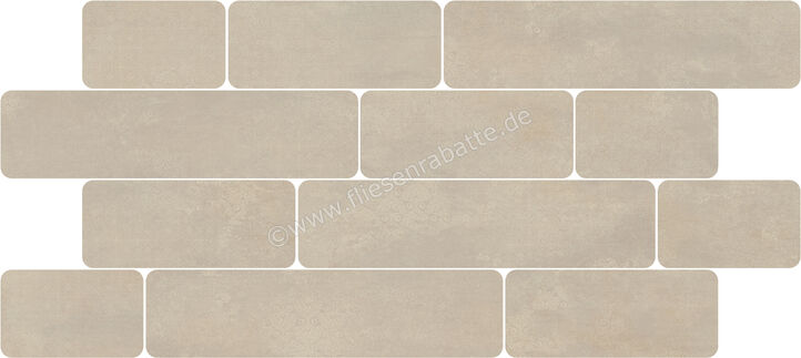 Century Reaction Element 29x58 cm Modulo Damask Matt Eben Naturale 137720 | 401149