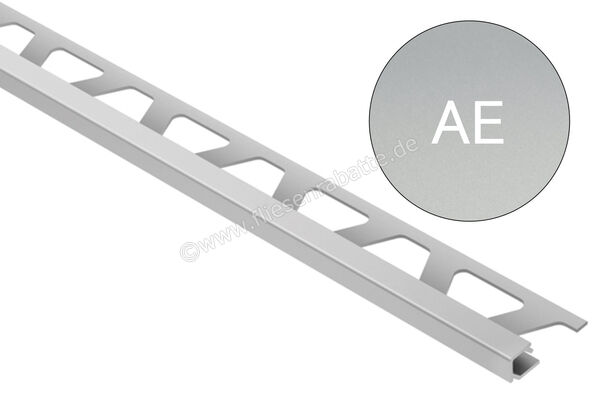 Schlüter Systems QUADEC-AE Abschlussprofil Aluminium AE - Aluminium natur matt eloxiert Höhe: 10 mm Länge: 2,50 m Q100AE | 404006