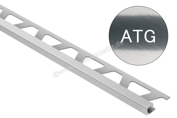 Schlüter Systems QUADEC-ATG Abschlussprofil Aluminium ATG - Aluminium titan glänzend eloxiert Höhe: 10 mm Länge: 2,50 m Q100ATG | 404774