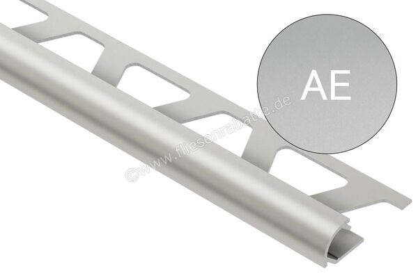 Schlüter Systems RONDEC-AE Abschlussprofil Aluminium Aluminium natur matt eloxiert Höhe: 10 mm Länge: 2,5 m RO100AE | 406019