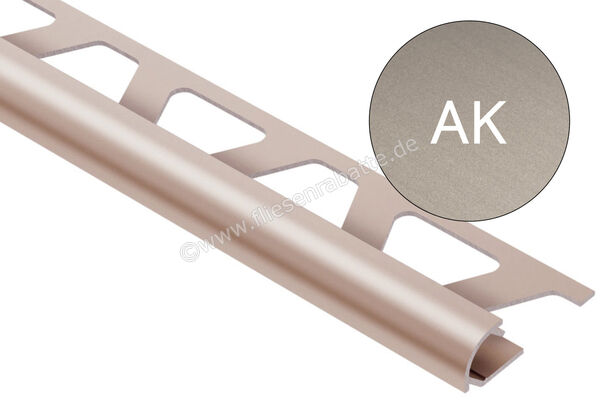 Schlüter Systems RONDEC-AK Abschlussprofil Aluminium AK - Aluminium kupfer matt eloxiert Höhe: 12,5 mm Länge: 2,5 m RO125AK | 406952