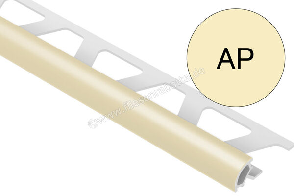 Schlüter Systems RONDEC-PRO Dekorprofil PVC AP - Soft Aprikose Höhe: 10 mm Breite: 250 mm Länge: 2,5 m PRO100AP | 407324