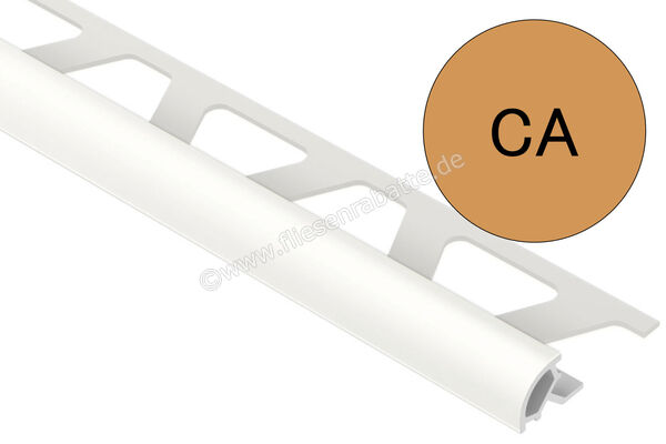 Schlüter Systems RONDEC-PRO Dekorprofil PVC CA - Caramel Höhe: 10 mm Breite: 250 mm Länge: 2,5 m PRO100CA | 407639