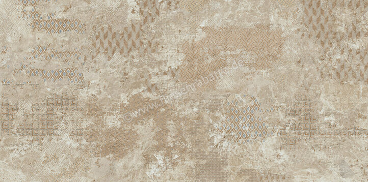 Naxos Mockup Brio Beige 60x120 cm Bodenfliese / Wandfliese Brio Matt Eben Naturale 136907 | 410599