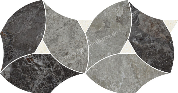 Naxos Mockup Roma Grey 23x50 cm Mosaik Modulo Roma Grey A+B Matt Eben Naturale 137679 | 410653