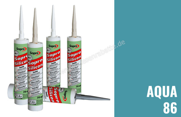  Sopro Bauchemie SanitärSilikon - SSI Silikon für Sanitär Aqua 86 6HV5608643 | 411442