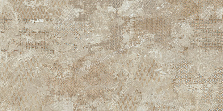 Naxos Mockup Brio Beige 60x120 cm Bodenfliese / Wandfliese Brio Matt Eben Naturale 136907 | 411556