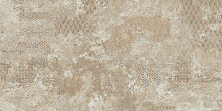 Naxos Mockup Brio Beige 60x120 cm Bodenfliese / Wandfliese Brio Matt Eben Naturale 136907 | 411565