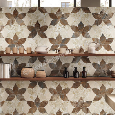 ceramicvision Mockup Roma Beige 23x50 cm Mosaik Modulo Roma Beige A+B Matt Eben Naturale CV0137678 | 411832