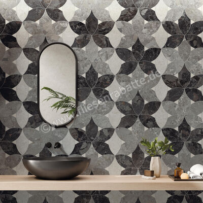 Naxos Mockup Roma Grey 23x50 cm Mosaik Modulo Roma Grey A+B Matt Eben Naturale 137679 | 411844