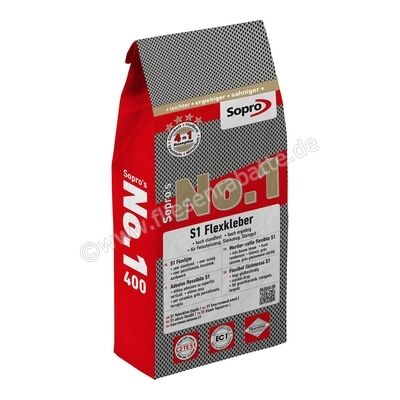 Sopro Bauchemie No.1 Flexkleber S1-Norm 5 kg Beutel 7740005 (400-05) | 412078