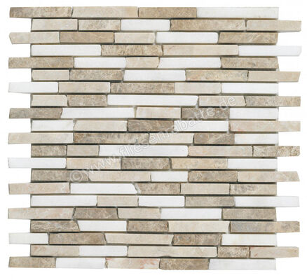  Dune Ceramica Stone Mosaics Afyon 29x32.5 cm Mosaik Matt Eben Naturale 186358 | 413122