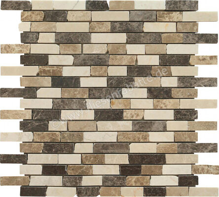  Dune Ceramica Stone Mosaics Bodrum 30.4x30.4 cm Mosaik Matt Eben Naturale 186840 | 413152