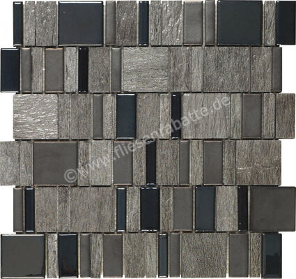  Dune Ceramica Materia Mosaics Teide 32x32 cm Mosaik Matt Eben Satin 187097 | 413170