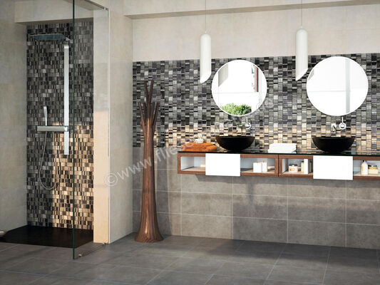  Dune Ceramica Materia Mosaics Teide 32x32 cm Mosaik Matt Eben Satin 187097 | 413173