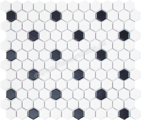  Dune Ceramica Ceramic Mosaics Abbot 26x30 cm Mosaik Matt Eben Satin 187989 | 413245