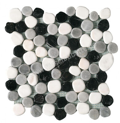  Dune Ceramica Stone Mosaics Rio Cinza 26x26 cm Mosaik Matt Strukturiert Matt 185669 | 413278