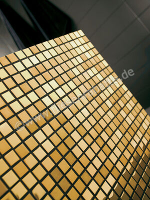  Dune Ceramica Materia Mosaics Metalic Gold 30.1x30.1 cm Mosaik Matt Eben Satin 185686 | 413299