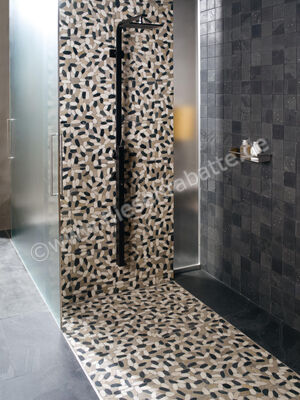  Dune Ceramica Stone Mosaics Pebbles Light 30.5x31.5 cm Mosaik Matt Strukturiert Matt 185913 | 413305