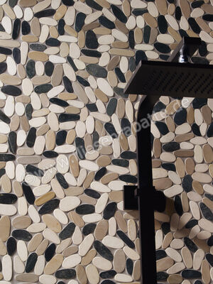  Dune Ceramica Stone Mosaics Pebbles Light 30.5x31.5 cm Mosaik Matt Strukturiert Matt 185913 | 413308