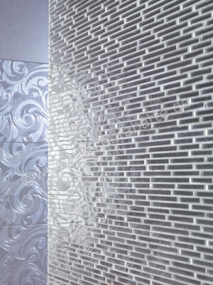 Dune Ceramica Mosaico Emphasis Glass Mirror 26.5x28.5 cm Mosaik Glänzend Eben Gloss 186384 | 413344