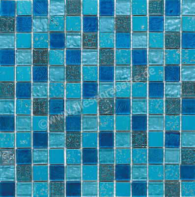  Dune Ceramica Materia Mosaics Nereida 30x30 cm Mosaik Matt Eben Satin 186546 | 413392
