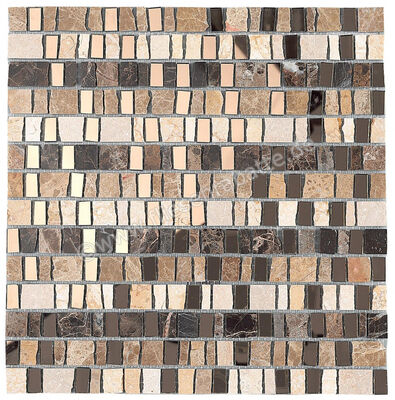 Dune Ceramica Materia Mosaics Luxor 30x30.5 cm Mosaik Matt Strukturiert Satin 186725 | 413404